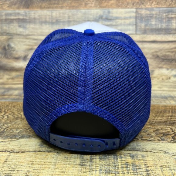 Light Beer Silver Bullet Mens Trucker Hat Blue Snapback 80s Beer Advertisement - Picture 5 of 8